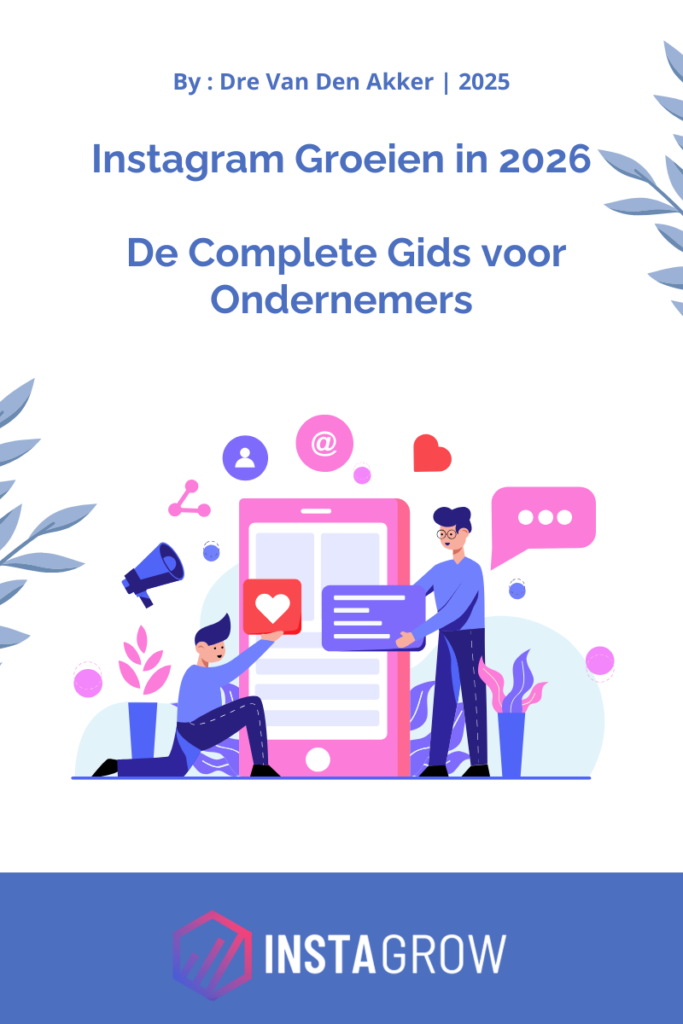 Illustratie van Instagram groeien in 2026 voor ondernemers